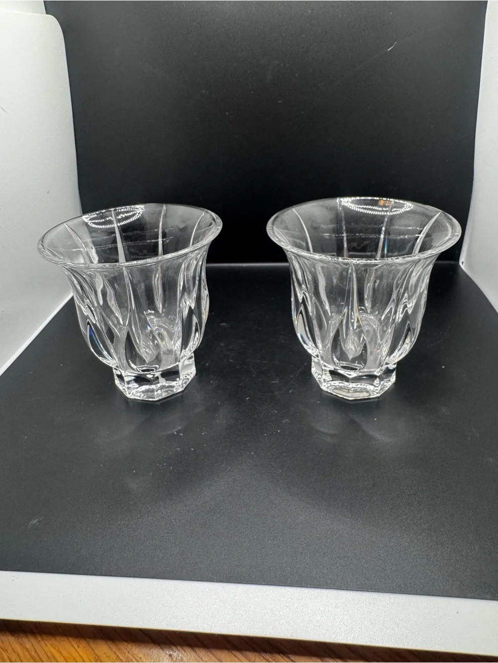 Crystal votive holder Clear Glass 4